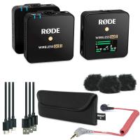 RODE WIRELESS GOII (0698813007110) ロードマイクロフォンズ ワイヤレスゴー2 マイク２個付超小型ワイアレスマイクロフォンシステム(WIGOII) | カメラのミツバ