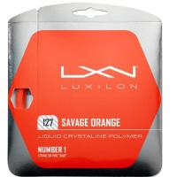 ルキシロン LUXILON SAVAGE ORANGE 127 テニス 硬式ガット  WRZ994510 | スポーツミツハシ