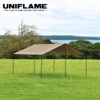 ユニフレーム REVOスクエアタープ 3x3 TC TAN UNIFLAME 682340 アウトドア キャンプ タープ レクタタープ 難燃 | ニッチ・リッチ・キャッチ
