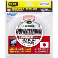 DUELデュエル HARDCOREハードコア カーボナイロンライン 150Lbs. HARDCORE POWERLEADER CN 50m 150LbS. クリアー H3337 | mitusawnto