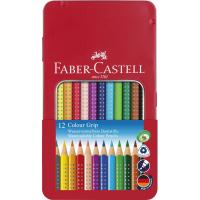 ファーバーカステル カラーグリップ水彩色鉛筆 12色(缶入) | みうハウス