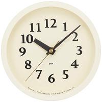 レムノス 置き時計 電波時計 アイボリー エムクロック m clock MK14-04 IV Lemnos | みうハウス