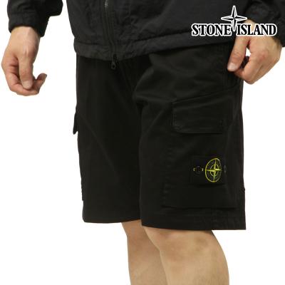 STONE  junior カーゴハーフパンツ　ブラック　14Y STONE ISLAND junior カーゴハーフパンツ ブラック 14Y