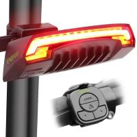 B094』ウインカー機能、ＵＳＢ充電式、自転車用LEDテールライト、夜間走行中の事故防止に！ 