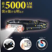 ヘッドライト 充電式 Type-C センサー機能 ledヘッドライト ヘットライト 釣り 登山 アウトドア キャンプ 軽量 防水 明るい アウトドア用 防災 小型 LED
