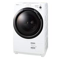 シャープ ドラム式 洗濯乾燥機 ES-S7F-WL ヒーターセンサー乾燥 左開き(ヒンジ左) 洗濯7kg/乾燥3.5kg ホワイト系 幅596mm 奥行600mm DDインバーター | miyanojin10