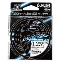 サンラインSUNLINE ライン ソルティメイト 鯵の糸エステルNightBlue 240m 1.25LB 0.25号 ブルーブルー | miyanojin10