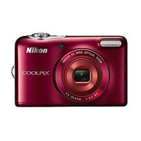 Nikon デジタルカメラ COOLPIX L32 レッド 光学5倍ズーム 2005万画素 乾電池タイプ L32RD | miyanojin11