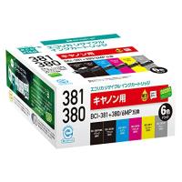 エコリカ キヤノン BCI-381+380/6MP対応リサイクルインク 6色パック ECI-C381-6P 残量表示対応 | miyanojin13