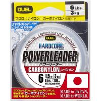 DUELデュエル HARDCOREハードコア カーボナイロンライン 6Lbs. HARDCORE POWERLEADER CN 30m 6LbS. クリアー H3436 | amazonoブック