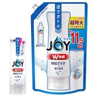 【まとめ買い】 ジョイ W除菌 食器用洗剤 逆さボトル 290mL + 詰め替え 超特大ジャンボ 1490mL | miyanojin4