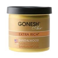 GONESHガーネッシュ 置き型芳香剤 ゲルエアフレシュナー サンダルウッド白檀の香り 78g | miyanojin9