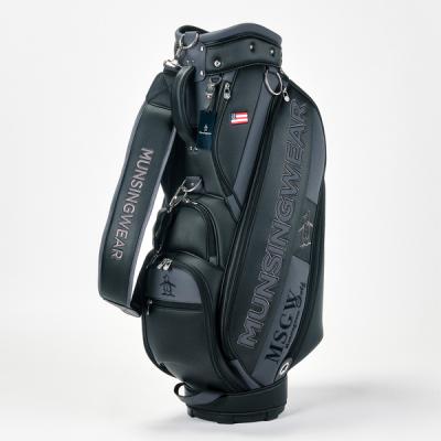 Munsingwear ゴルフキャディバッグ 黒　おまけあり Munsingwear マンシングウェア レディース マンシング8.5型飛び