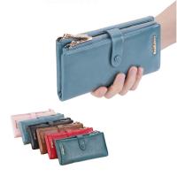 レディース 財布 長財布 大容量 カード収納多数 6色 ダブルファスナーポケット | miyavi