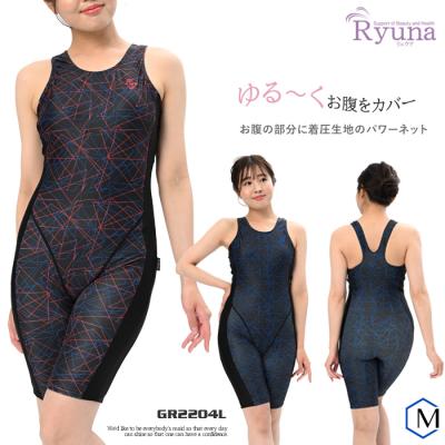 Ryuna レディース 水着 大きいサイズ21LL SA2004B レディース フィットネス水着 ワンピース 女性 Ryuna リュウナ