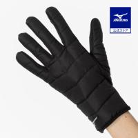 ミズノ公式 中綿手袋 タッチパネル対応 ユニセックス ブラック | ミズノ公式オンライン Yahoo!店