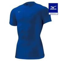 ミズノ公式 バイオギアシャツ 丸首半袖 ユニセックス サーフブルー | ミズノ公式オンライン Yahoo!店