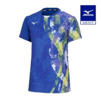 ミズノ公式 ゲームシャツ ラケットスポーツ ユニセックス サーフブルー | ミズノ公式オンライン Yahoo!店
