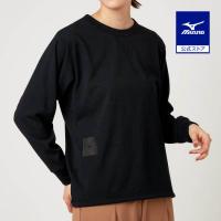 ミズノ公式 UVカットロングスリーブTシャツ レディース ブラック | ミズノ公式オンライン Yahoo!店