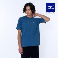 ミズノ公式 リサイクルポリグラフィックプリントTシャツ メンズ ティールブルー | ミズノ公式オンライン Yahoo!店