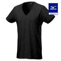 ミズノ公式 着るドラントクイックドライアンダーウエアVネック半袖シャツ メンズ ブラック 猛暑対策 暑さ対策 熱中症対策 父の日 | ミズノ公式オンライン Yahoo!店
