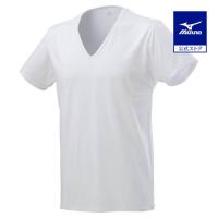 ミズノ公式 着るドラントクイックドライアンダーVネック半袖シャツ 大きいサイズ メンズ ホワイト 猛暑対策 暑さ対策 熱中症対策 父の日 | ミズノ公式オンライン Yahoo!店