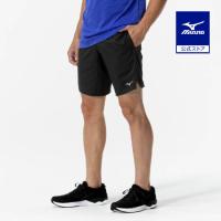 ミズノ公式 ランニング マルチポケットパンツハーフ 9インチ ブラック ユニセックス