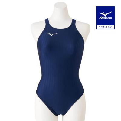 Mizuno 競泳用水着 ブラック/パープル ST Lala】競泳用ハーフスーツ(マスターズバック)|N2MGB245|競泳水着