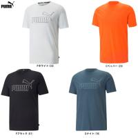 ◆メール便対応商品◆PUMA（プーマ）ESS ELEVATED 半袖 Tシャツ（672480）スポーツ トレーニング ランニング ジム ジョギング ウェア 男性用 メンズ | ミズシマスポーツ株式会社