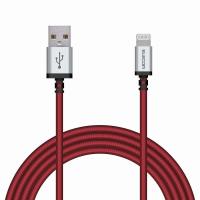 エレコム elecom ライトニングケーブル 2ｍ 高耐久 断線に強い Lightning(オス)  USB-A(オス) RoHS指令準拠 レッド | バリアスレーベル