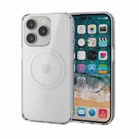 エレコム elecom iPhone 14 Pro 用 ケース ハイブリッド カバー 耐衝撃 カメラ周り保護 ワイヤレス充電可 ホワイト | バリアスレーベル
