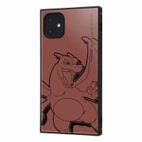 iPhone11/XR/『ポケットモンスター』/耐衝撃ハイブリッドケースKAKU/リザードン_サトシ | バリアスレーベル