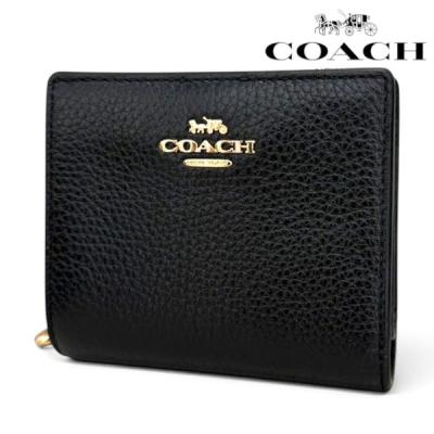 【新品・未使用】COACH コーチ 二つ折り財布 ブラック C2862 c2862 coach（レディース二つ折り財布）｜財布 | ファッション の