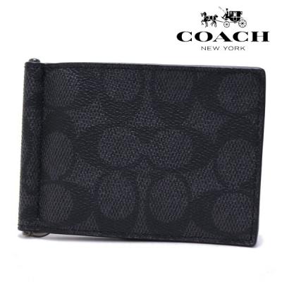 COACH マネークリップ　折り財布　 黒 レザー　小銭入れ 2025年最新】coach マネークリップの人気アイテム - メルカリ