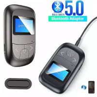 Bluetooth5.0レシーバーAUポート3.5mm出力ハイレゾaptXHDLDAC 