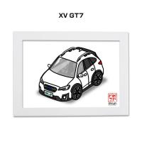 MKJP イラストA5 フレーム付き スバル XV GT7 ゆうメール送料無料 | ドレスアップパーツショップMKJP