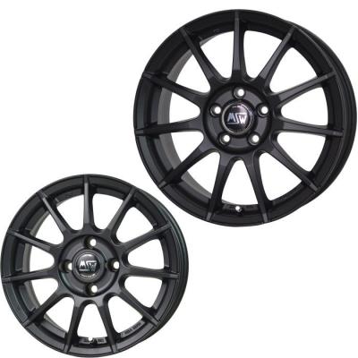 ①【がさお】17インチ マットブラック 5スポークホイール WORK 17インチ 5穴 100 114.3 7J WORK EMOTION CR Kiwami マット