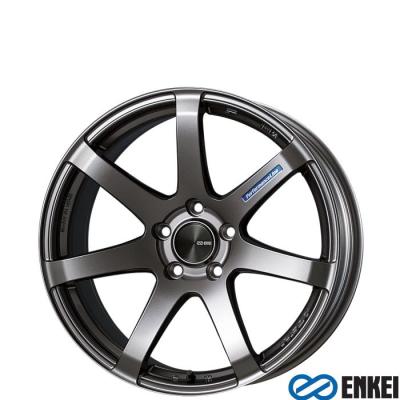 エンケイ PF07 17インチ PCD100 4穴 +48 中古4本セット限定色 ENKEI エンケイ PF-07 中古ホイール 4本 7J 17インチ PCD100 4穴 +48
