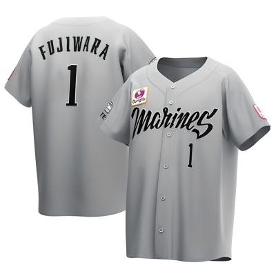 千葉ロッテマリーンズ 藤原恭大 #1 レプリカユニフォーム ホーム ミズノ O MIZUNO（ミズノ） 藤原恭大 千葉ロッテマリーンズ グッズ ユニフォーム