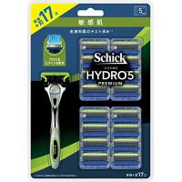 Schick(シック) ハイドロ5プレミアム 敏感肌 クラブパック(ホルダー(刃付き)+替刃16コ) 髭剃り カミソリ 男性用 シルバー | MLPストア