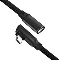 USB type C 延長ケーブル 1 m LpoieJun.1 L字型 USB 3.1 Gen2(10Gbps) usb-c タイプc 延長コード 高速データ転送 5A PD急速充電 アンドロイド ラップ | MLPストア