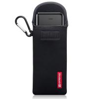 Shocksock Samsung Galaxy Fold Neoprene Pouch Case with Carabiner - Black | MOBILE OUTLET