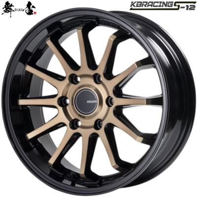 18インチ ホイール 5本スポーク（自動車）（色：パープル系） | 車