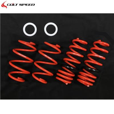 COLT SPEED 赤 スプリング 4本セット デリカD5用ダウンサス デリカD:5用 ローダウンスプリング 19 CV1W用｜コルトスピード