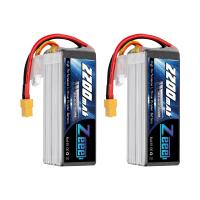 ゼエエ Zeee 6S リポバッテリー 22.2V 120C 2200mAh XT60プラグ付き 2パック ラジコン製品バッテリー 大容量バッテリー | mochi store