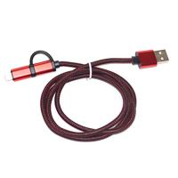充電コード 充電ケーブル 充電線 充電ワイヤー USB充電 Iphone/MicroUSB 1.2m 2in1 | mochi store