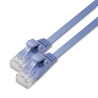 エレコム LANケーブル CAT6 3m 爪折れ防止コネクタ cat6対応 スーパーフラット ブルー LD-GF2/BU3 | mochi store