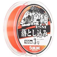 サンライン(SUNLINE) ナイロンライン 黒鯛イズム 落とし込み 100m 3号 オレンジ | mochi store