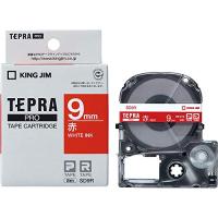キングジム テープカートリッジ テプラPRO 9mm SD9R 赤 白文字 | mochi store