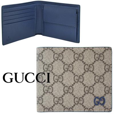 GUCCI メンズ二つ折り財布（柄：ロゴ）｜財布｜ファッション 通販